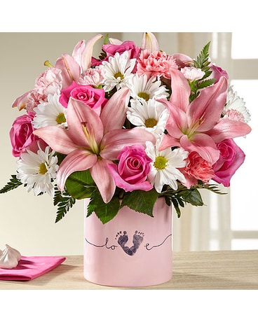 The FTD® Tiny Miracle™ New Baby Girl Bouquet